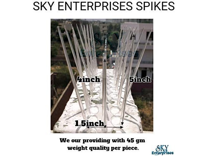SKY ENTERPRISES Store مسامير سكاي إنتربرايس للتحكم في الطيور والحمام، مسامير الطيور، مسامير التحكم في الحمام، طارد الطيور، حلول لمشكلة الحمام (عبوة 10 قطع) - Image 5