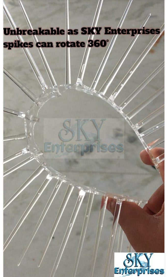SKY ENTERPRISES Store مسامير سكاي إنتربرايس للتحكم في الطيور والحمام، مسامير الطيور، مسامير التحكم في الحمام، طارد الطيور، حلول لمشكلة الحمام (عبوة 10 قطع) - Image 2