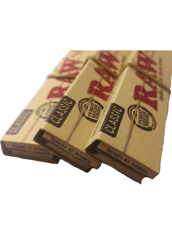 Raw ورق لف RAW كلاسيك كونوسير كينغ سايز رفيع مع نصائح (3 عبوات) - Image 1