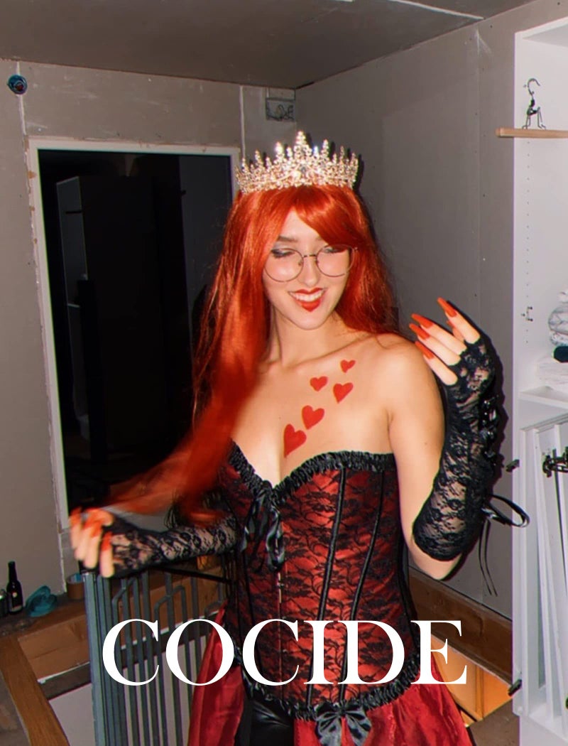 COCIDE Rose Gold Tiara and Crown for Women Crystal Queen Crowns Rhinestone Princess Tiaras for Girl Bride Wedding Hair Accessories for Bridal Birthday Party Prom Halloween Cos-play Costume Christmas - Image 3