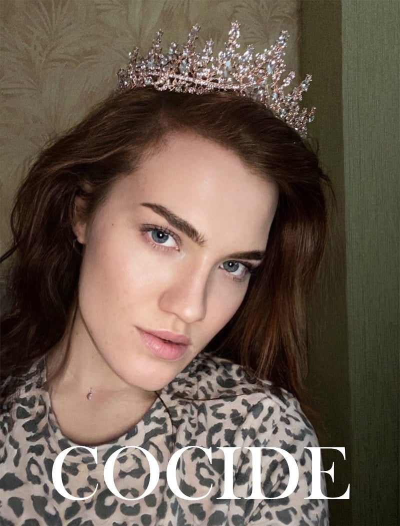 COCIDE Rose Gold Tiara and Crown for Women Crystal Queen Crowns Rhinestone Princess Tiaras for Girl Bride Wedding Hair Accessories for Bridal Birthday Party Prom Halloween Cos-play Costume Christmas - Image 2