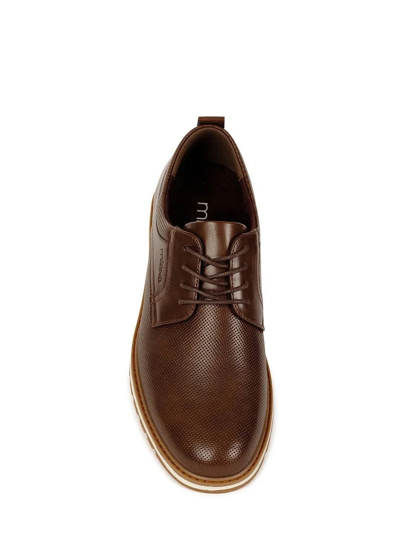 Milano  Joneset Mens Casual Oxford-Brown for Men | Best Price UAE
