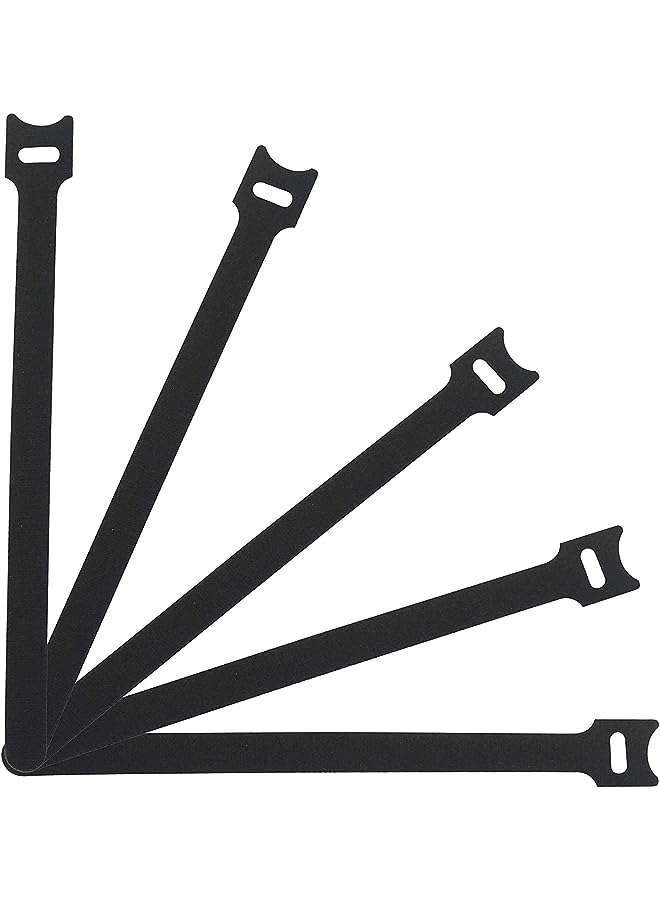 SHOWAY 50 قطعة من أربطة الكابلات القابلة لإعادة الاستخدام، أربطة كابلات ممتازة قابلة للتعديل مقاس 6 بوصات، أحزمة إدارة الكابلات المصنوعة من القماش المصنوع من الألياف الدقيقة، منظم الكابلات، أربطة الأسلاك - Image 1