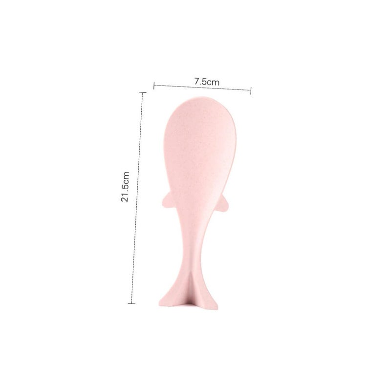 4pcs Wheat Straw Nonstick Kitchen Rice Spoons Set Paddle for Rice Cookers Serving - Image 3