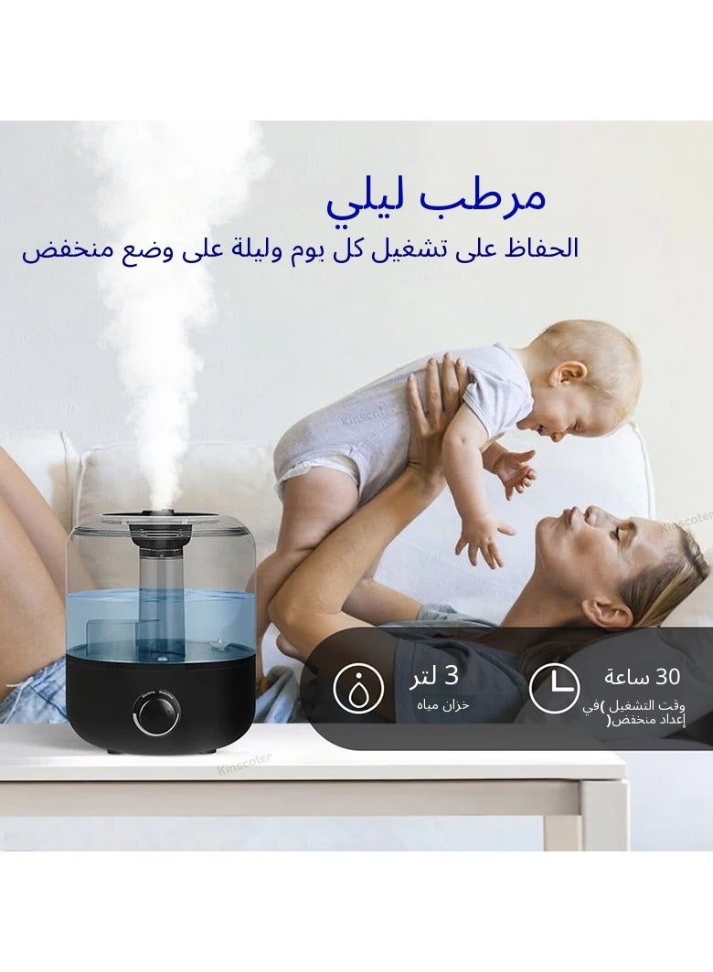 3L Air Humidifier Professional Large Capacity Home Humidifier Plant Mist Aroma Diffuser  - Image 3