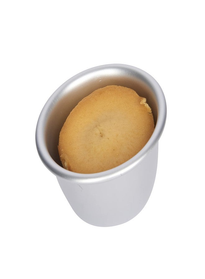 KitchenCraft Mini Pudding Mould Set of 4, Anodised Aluminium, 7.5 cm, - Image 2