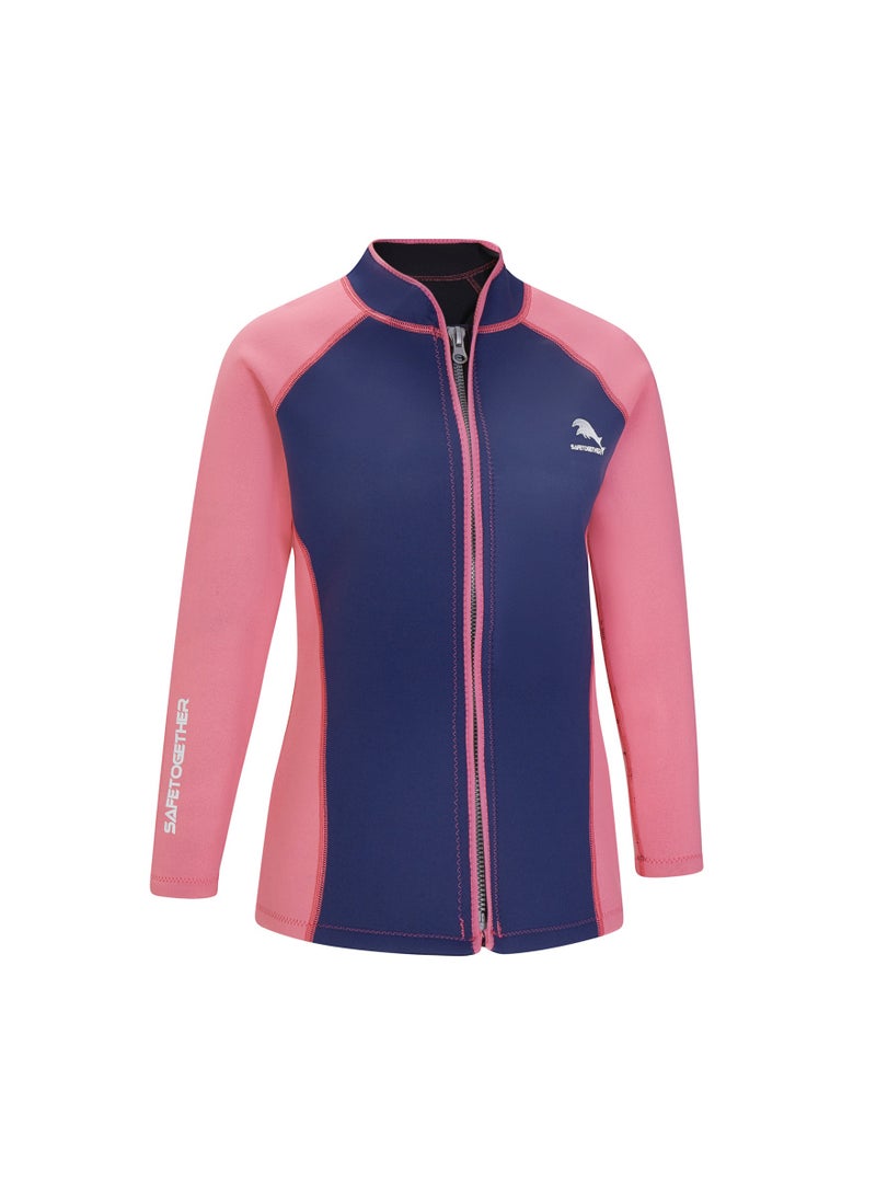 Long Sleeved Cold And Warm Top For Women's Diving Suit