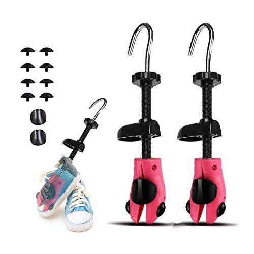 LETGO Kids Shoe Stretcher,Shoe Stretcher for Children fit 3-10 Years Old Children,Adjustable Length Width Gifts for Girls Boys Kindergarten(U Pink) - Image 1