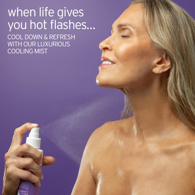 LIFE-FLO Cooling Mist - Refreshing Body Mist for Women - Instantly Cools Hot Flashes with Ginger, Organic Aloe Vera and Lavender - Fresh Sage Mint Scent, 60-Day Guarantee, Not Tested on Animals, 3.4oz - Image 4