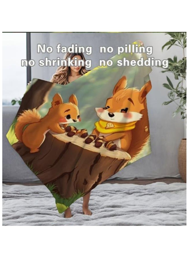 عام بطانية رقيقة من الفانيلا الكرتونية للأطفال أو الطلاب (دافئة ومريحة ومناسبة للنوم والألعاب) 100 سم * 150 سم - 987 - Image 5