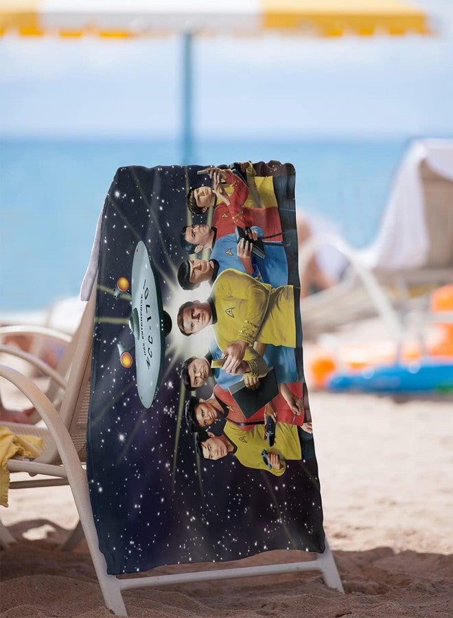 Trevco Star Trek Original Crew Officially Licensed Beach Towel 30" X 60" - Image 2