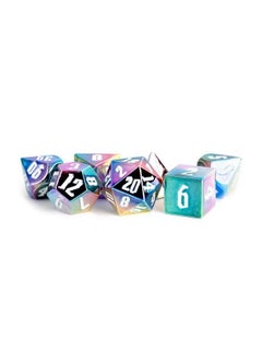 Dice Games 16Mm Aluminum Plated Acrylic Poly Dnd Dice Set: Rainbow Aegis W/White Numbers, Role Playing Game Dice For Dungeons And Dragons - pzsku/Z2CF6ED8ACF25A2CC322EZ/45/_/1734347387/8f4ad1fa-7328-470a-947b-aa317bd15e0b