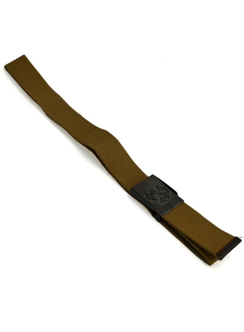 Brown Belts for Men Nylon Belt for Hiking Golf Work, Designed Buckle Men’s Belt for Cargo Pants Men's Belt Web for  Men - Image 3