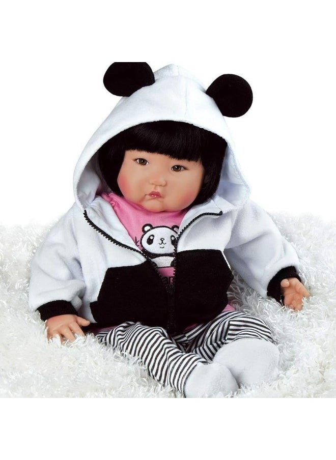 Paradise Galleries - Paradise GalleriesÂ® Asian Realistic Reborn Baby Doll, Ping Lau - Sculptor and Artist Designer Doll Collection, 20" Doll w/ 4 Piece Removable Outfit Plus Diaper, Special Birthday Gift, Ages 3+ - Bamboo - Image 1