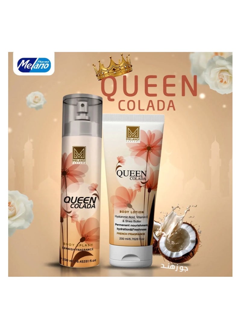 ميلانوفارما Melano Pharma - Queen Body Lotion & Body Splash - Image 1