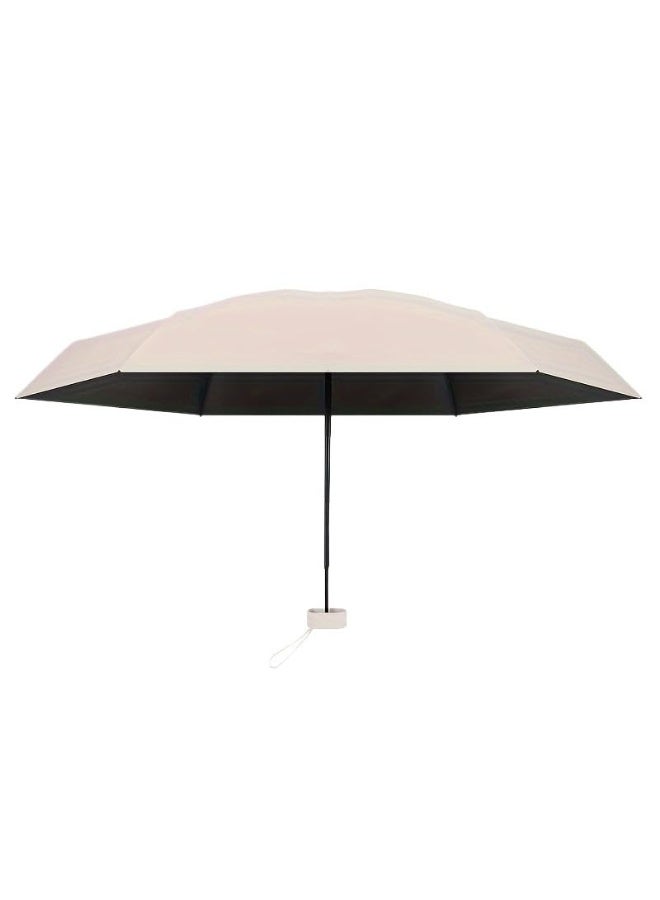 KHAJUL Mini Travel Umbrella, Mini Windproof Folding Travel Umbrella, Portable Lightweight Compact Parasol with 95% UV Protection for Sun and Rain, Popular Style for Women - Image 5