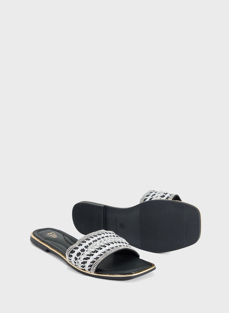 ELLA Ladies Flat Sandal - Image 3