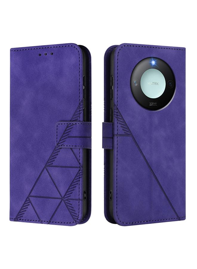 زبون جراب هاتف Honor X9C Smart Global Crossbody من الجلد المنقوش ثلاثي الأبعاد - Image 2