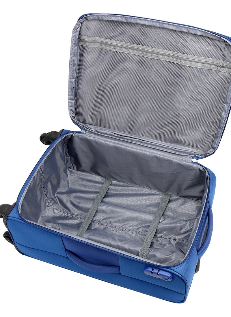 AMERICAN TOURISTER PORTLAND Soft Spinner Trolley Luggage MEDIUM 68CM BLUE  - Image 3