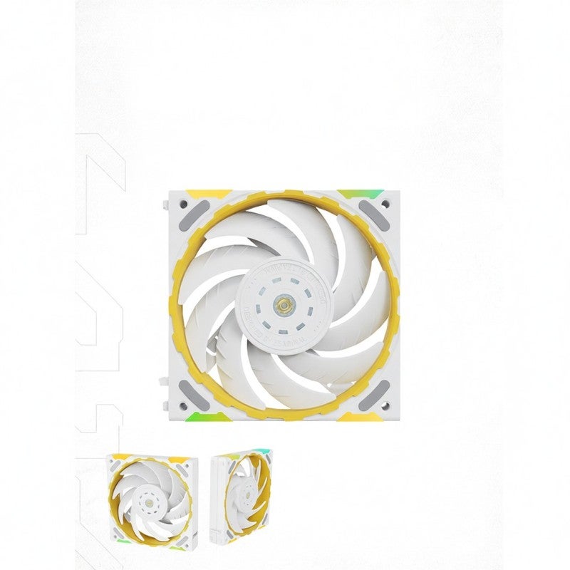 Liquid Freezer 240mm White - Real-time Hardware Monitoring Intelligent Temperature Control System Water Pump for Desktop Computer Cooling Systems - Image 3