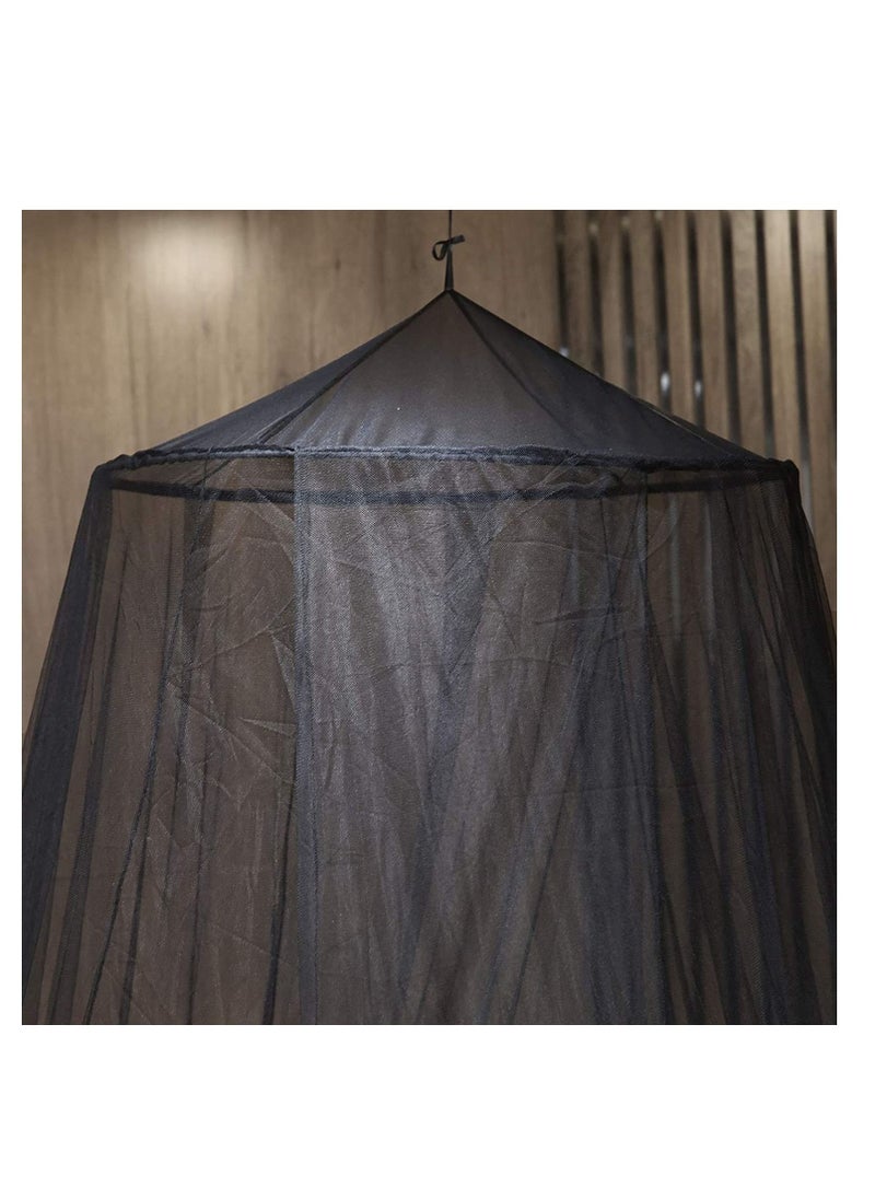 Y&D - Universal Bed Hanging Mosquito Mesh Net Polyester Black - Image 1