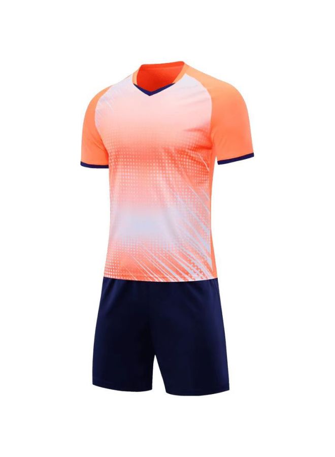 Gradient Soccer Suit Adult Children Soccer Suit Club Game Training Quick-drying Suit Printable