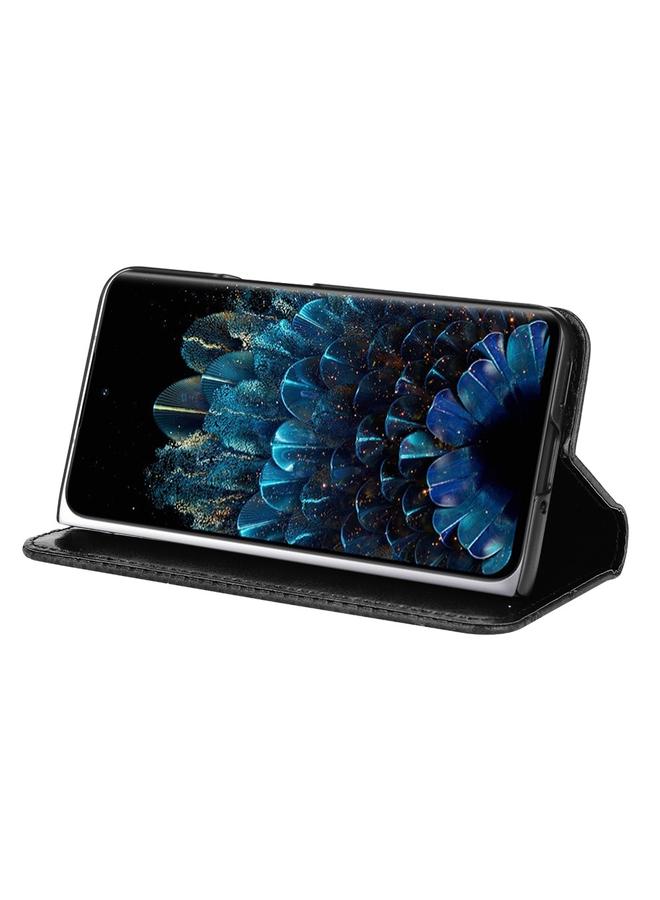 اس-توب جراب هاتف OPPO Find N مصنوع من الجلد بمشبك مغناطيسي بتصميم كلاسيكي - Image 5