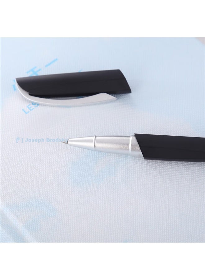 Pimio Signature Pen Ballpoint Pen Business Office Gift Signature Pen Graduation Gift Female Adult Student Calligraphy Practice Leman Beauty Series 960 Matte Black - Image 4