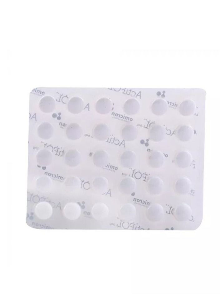 omicron pharmaceuticals Actifol 1 mg 30 Tablets  - Image 2