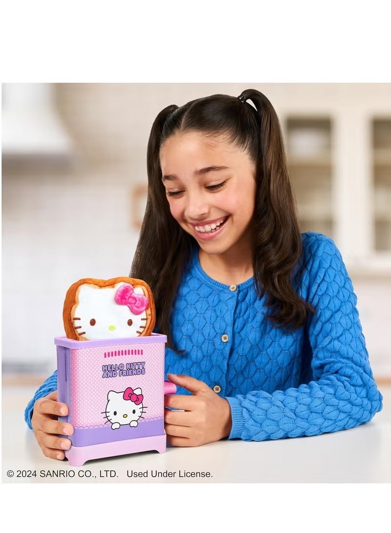 Cookeez Makery Hello Kitty Toasty Treatz Surprise Plush | Scented Mystery Breakfast Toy in Toaster | 1 Piece Assorted | Kids Collectible - Image 4