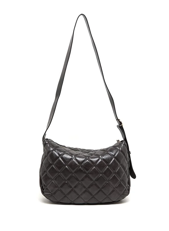 Anne Klein Quilted PU Crossbody Bag