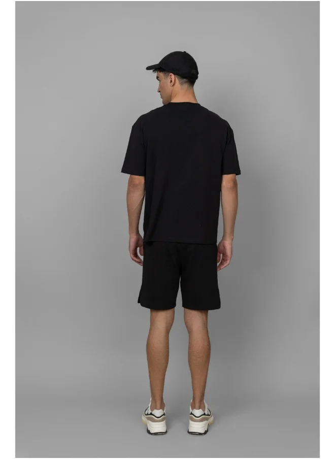 NeceSera Black Men's Shorts Set