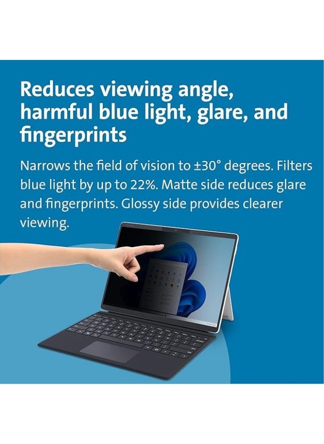 Horizontal Privacy Film Compatible with Microsoft Surface Pro 11 (2024),13 inch,Privacy Screen Protector For Surface Pro 11  - Image 4