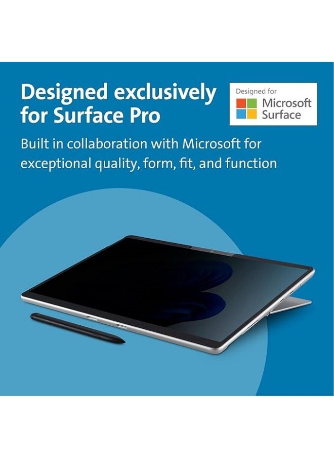 Horizontal Privacy Film Compatible with Microsoft Surface Pro 11 (2024),13 inch,Privacy Screen Protector For Surface Pro 11  - Image 2