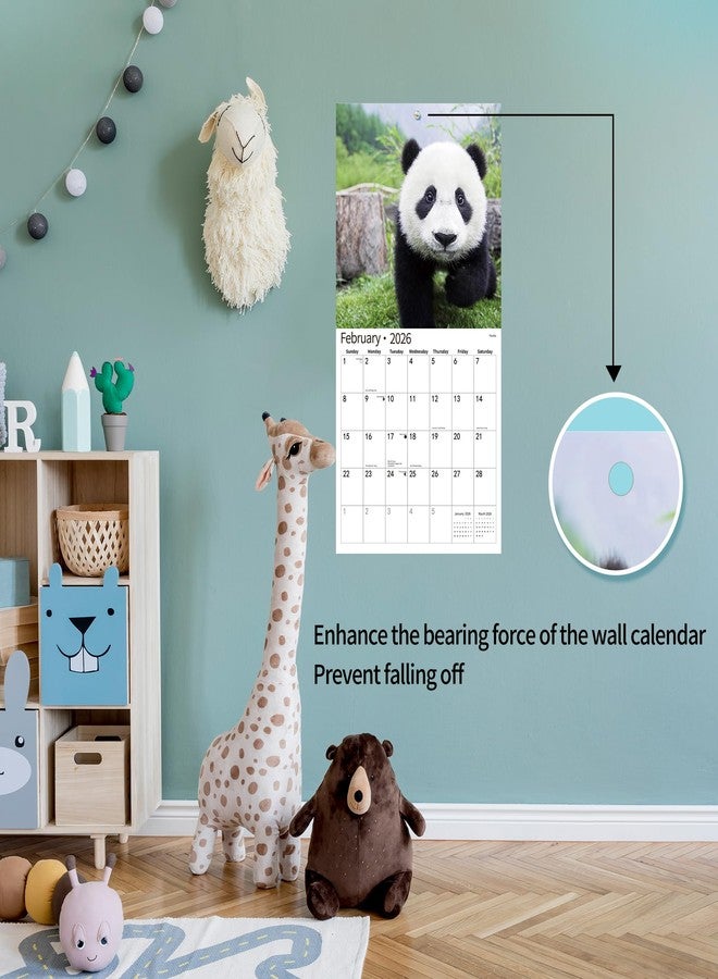 windrio 2026 Wall Calendar,Calendar 2026, November 2025 - December 2026, Wall Calendar Baby Animals, 12" x 24" Opened,Full Page Months Thick & Sturdy Paper for Calendar Organizing & Planning - Image 4