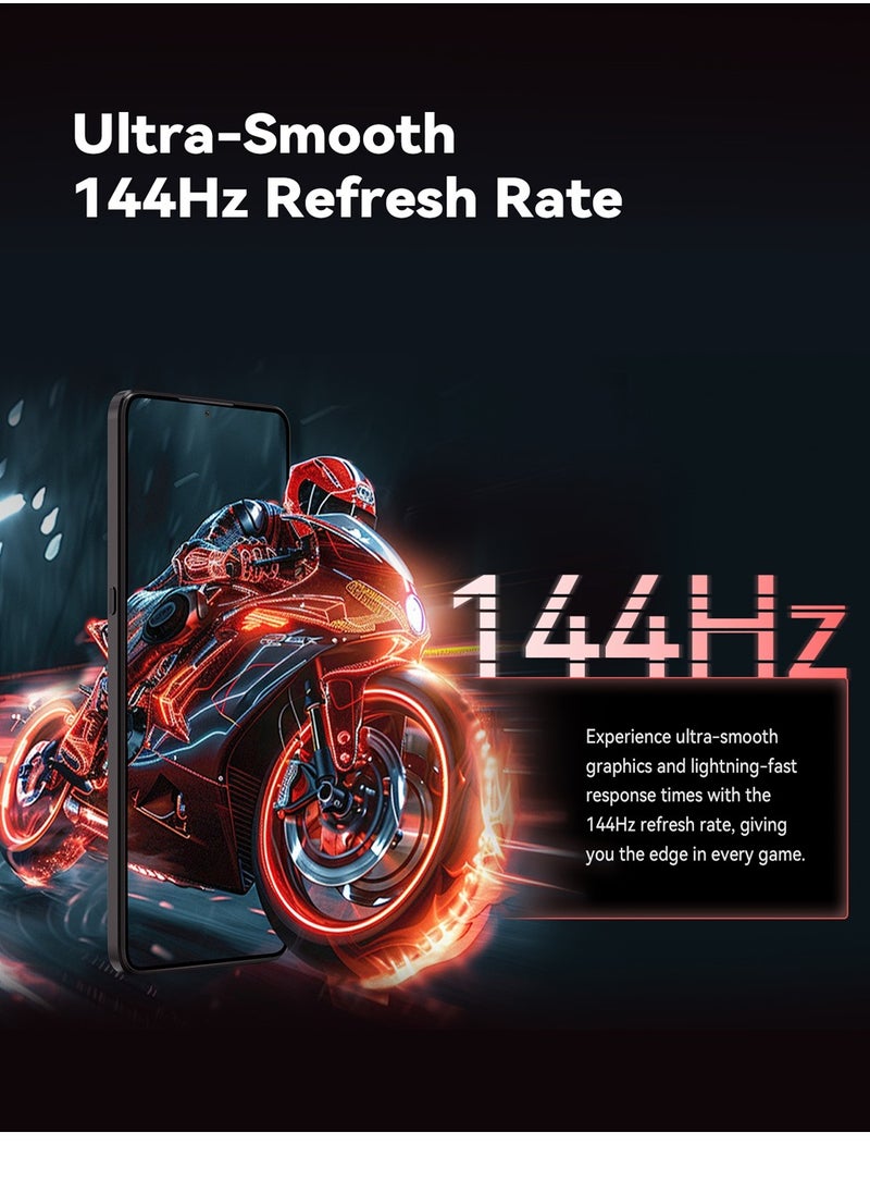 Cubot - MAX 5 Smartphone 6.95-Inch FHD+ Display 5G Android 14 Octa-core Processor Game Mobile Phone 12GB RAM 256GB ROM 5100mAh Battery 100MP+32MP Camera Wi-Fi6 Dual SIM NFC TECH Black - Image 1