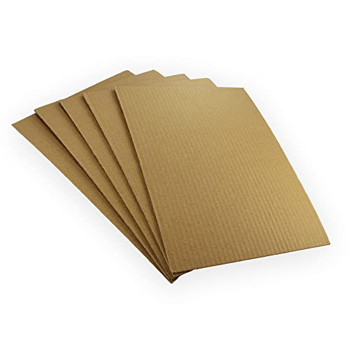 EcoSwift 25 EcoSwift 5x7 Corrugated Cardboard Filler Inserts Sheet Pads 1/8" Thick 5 x 7 - Image 3