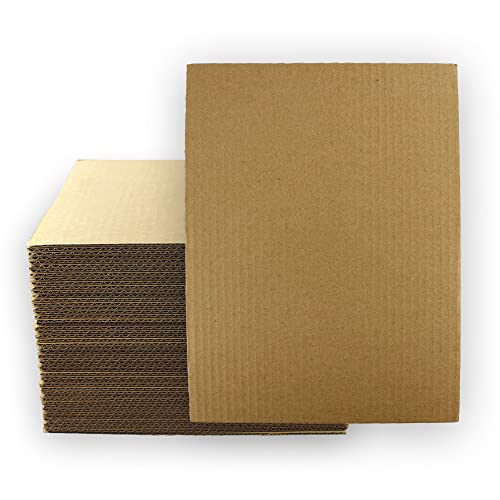 EcoSwift 25 EcoSwift 5x7 Corrugated Cardboard Filler Inserts Sheet Pads 1/8" Thick 5 x 7 - Image 1