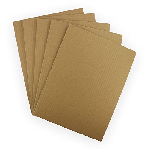 EcoSwift 25 EcoSwift 5x7 Corrugated Cardboard Filler Inserts Sheet Pads 1/8" Thick 5 x 7 - Image 5