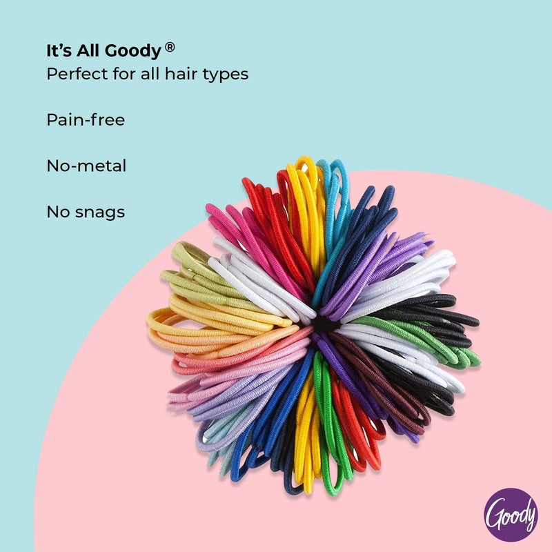Goody Ouchless Medium Elastics 2mm, 40 Count - Assorted Colors - Image 5