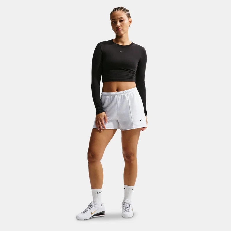 Nike Black Women's Sportswear Chill Terry Shorts for Women | Best Price UAE