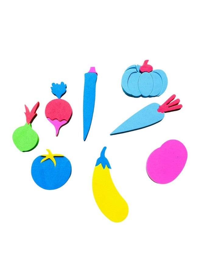TJIKKO Educational and Engaging Eva Puzzle mat Designed for Kids. 10 mm Thick (Vegetables) - Image 3