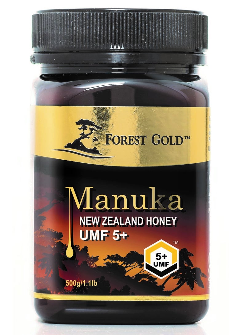 FOREST GOLD Forest Gold Manuka UMF 5+ Certified Honey 500gms 
