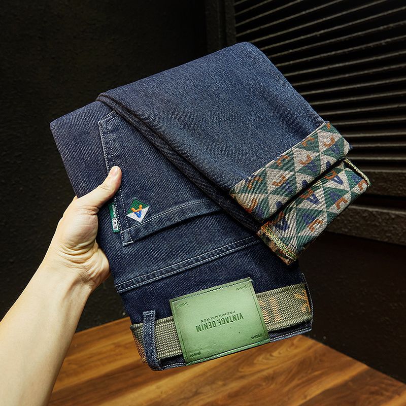 Unisex Classic Denim Jeans Loose Fit Daily Outdoor Wear - Image 1