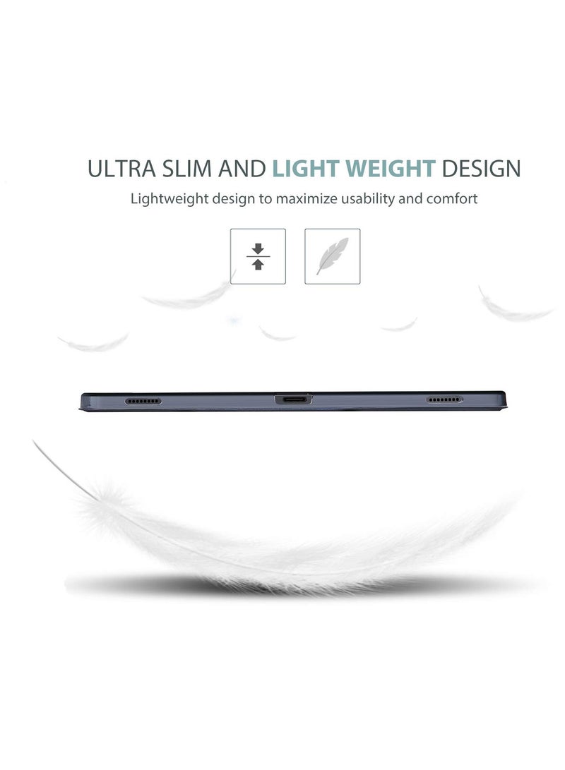 برو كيسيز حافظة جالاكسي تاب S8 بلس S7 بلس 12.4 بوصة حافظة رفيعة خفيفة الوزن مع حامل لهاتف سامسونج X800 X806 T970 T975 T976 T978 2022 2020 إصدار أزرق داكن - Image 4