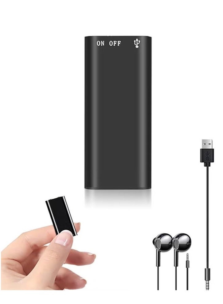 مسجل صوت رقمي USB ومشغل MP3 1380276 أسود - Image 1
