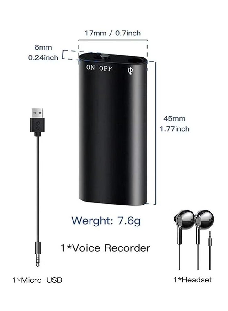 مسجل صوت رقمي USB ومشغل MP3 1380276 أسود - Image 5