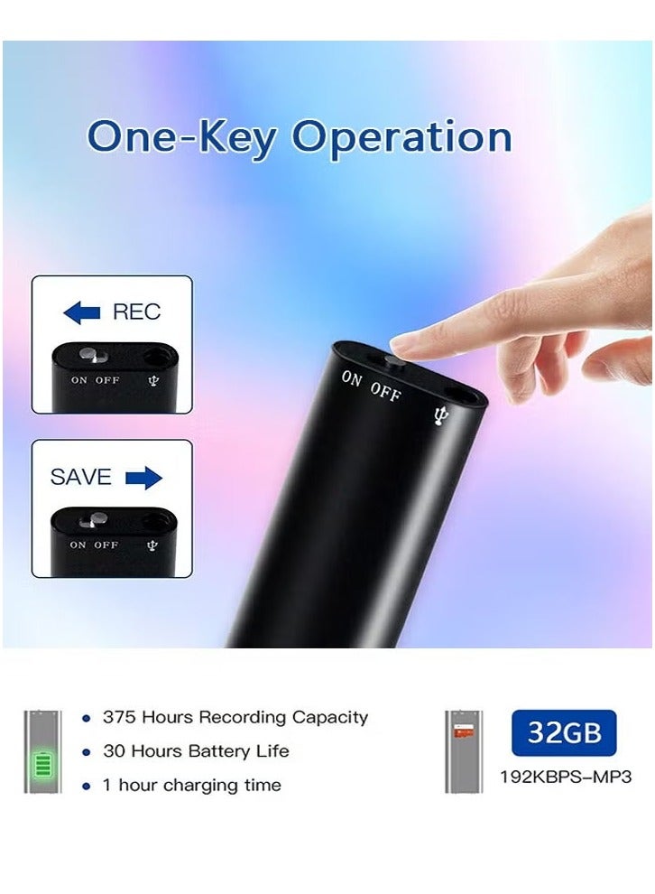 مسجل صوت رقمي USB ومشغل MP3 1380276 أسود - Image 2