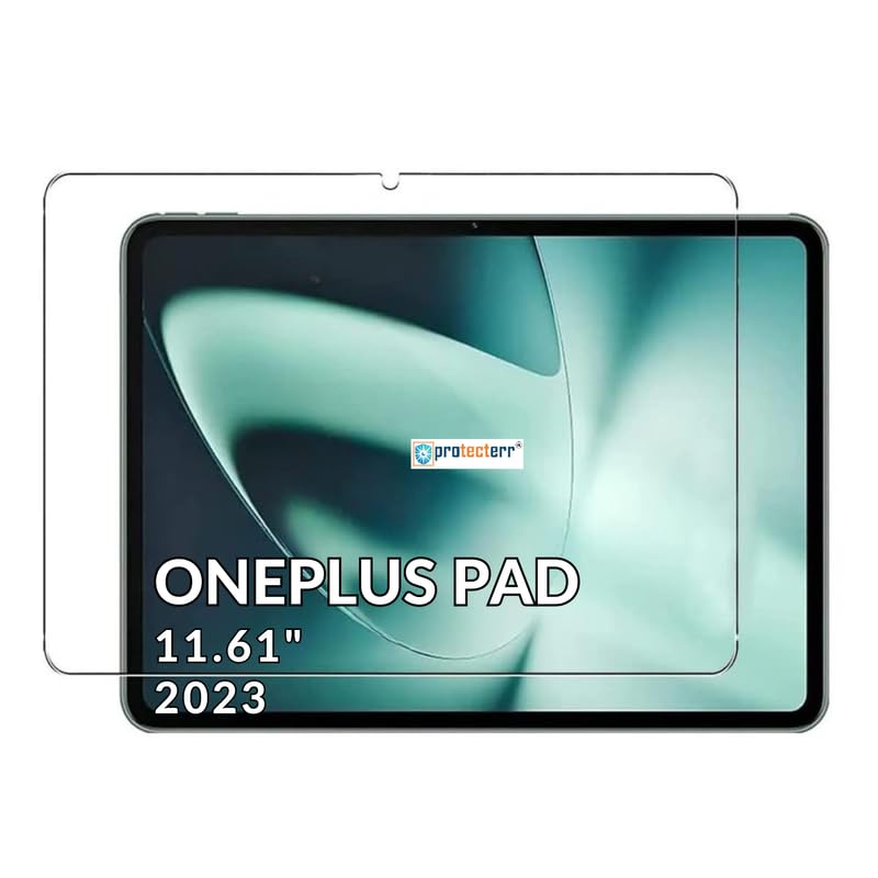 PROTECTERR 1 Pack | Screen Protector Guard for OnePlus Pad 11.61 inch - Ultra-Thin, HD Clear, 9H Hardness, Anti-Scratch, Bubble Free, Edge-to-Edge Easy Install (Not Tempered Glass) - Image 1