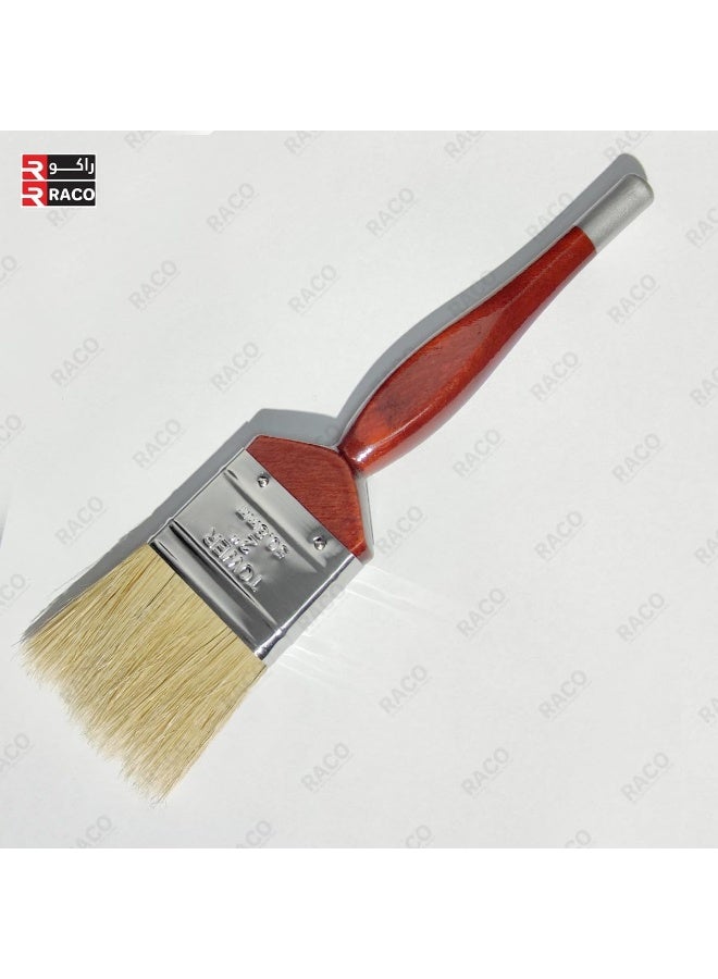 RACO Tower All-Purpose Paint Brushes with Long Bristles and Ergonomic & Comfortable Wooden Handle for Painting, Art & Craft, Dusting, Cleaning (2, 2 Inch)  - Image 2